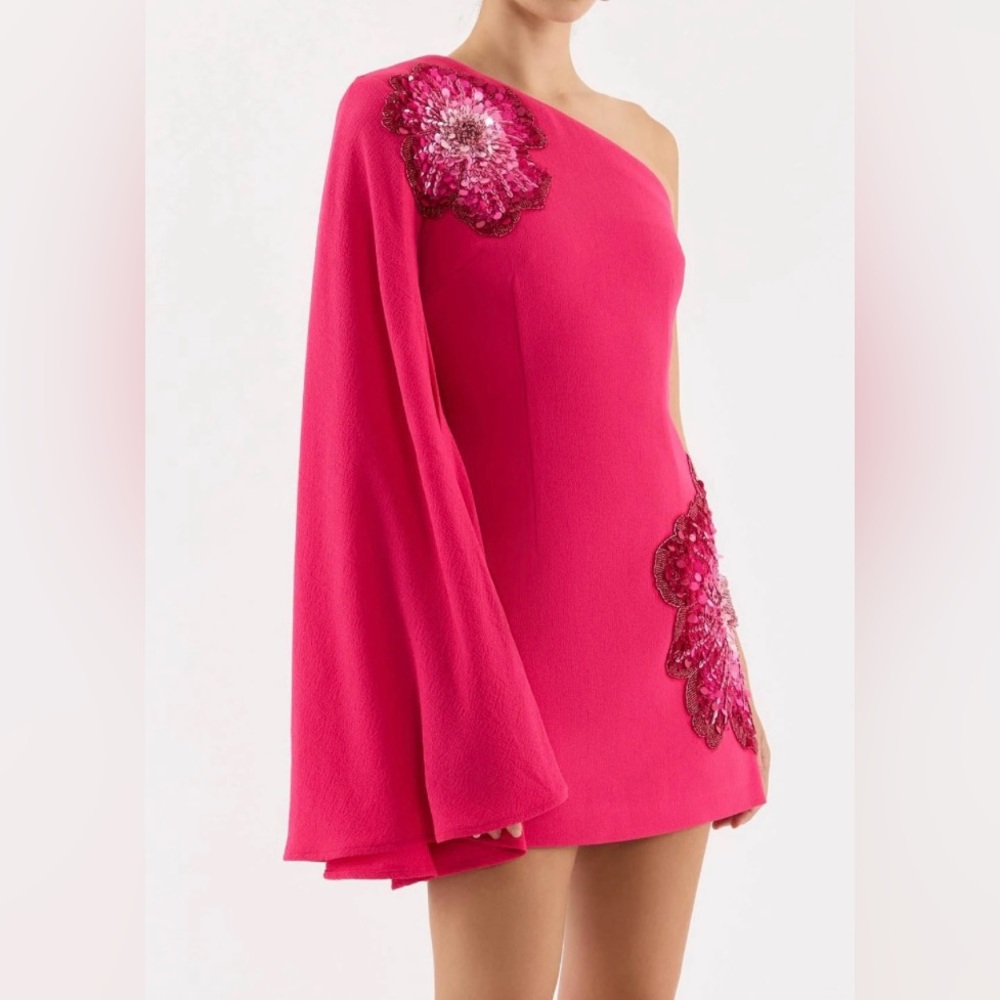REBECCA VALLANCE
Layana Mini Dress Pink Floral Embellished - Picture 5 of 16